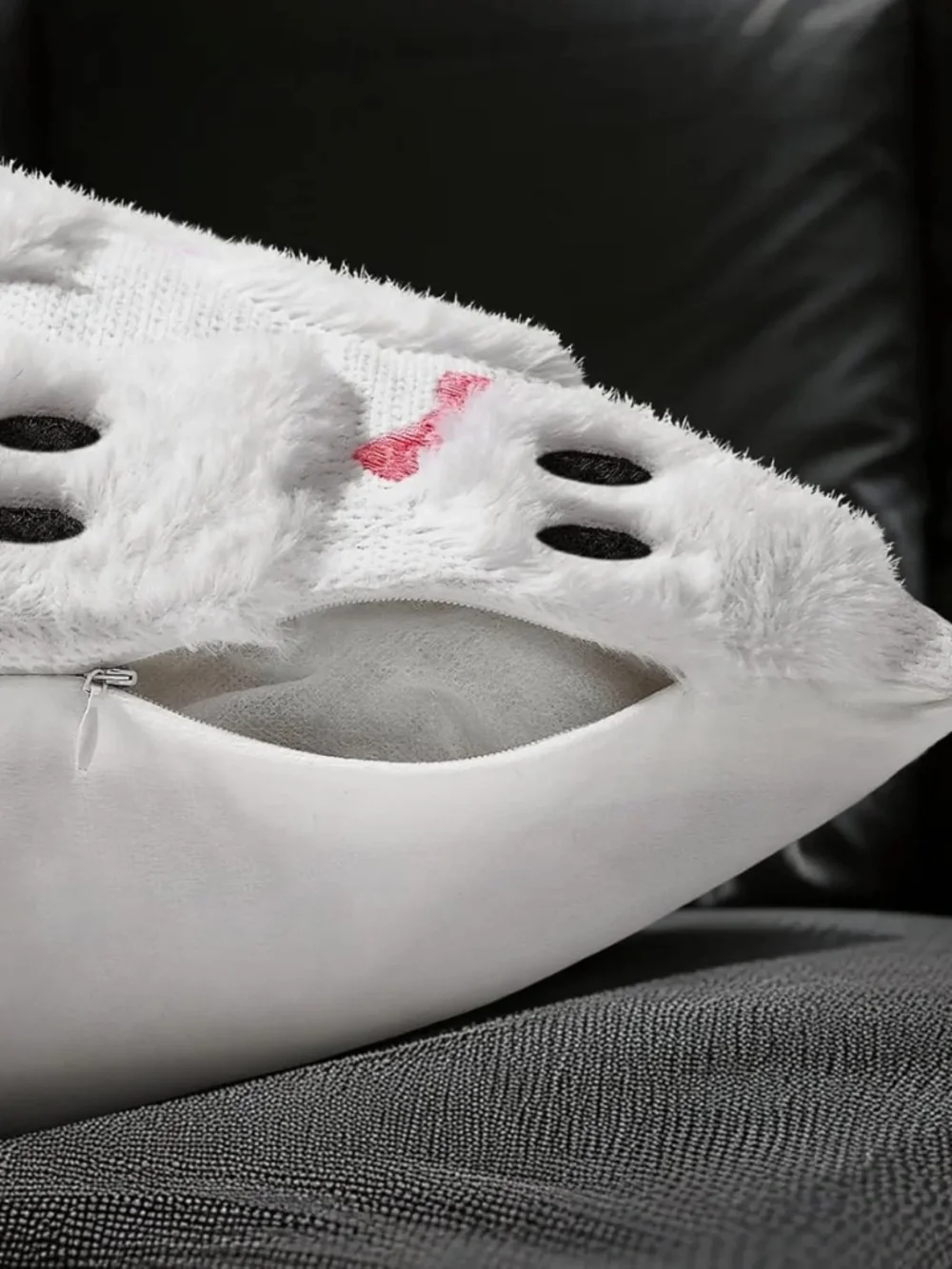 NWOT Plush Ghost Halloween Pillow Cover Fits 18x18 Insert